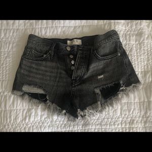 Free People denim shorts